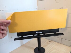 Black Plastic Traditional Mini Billboard